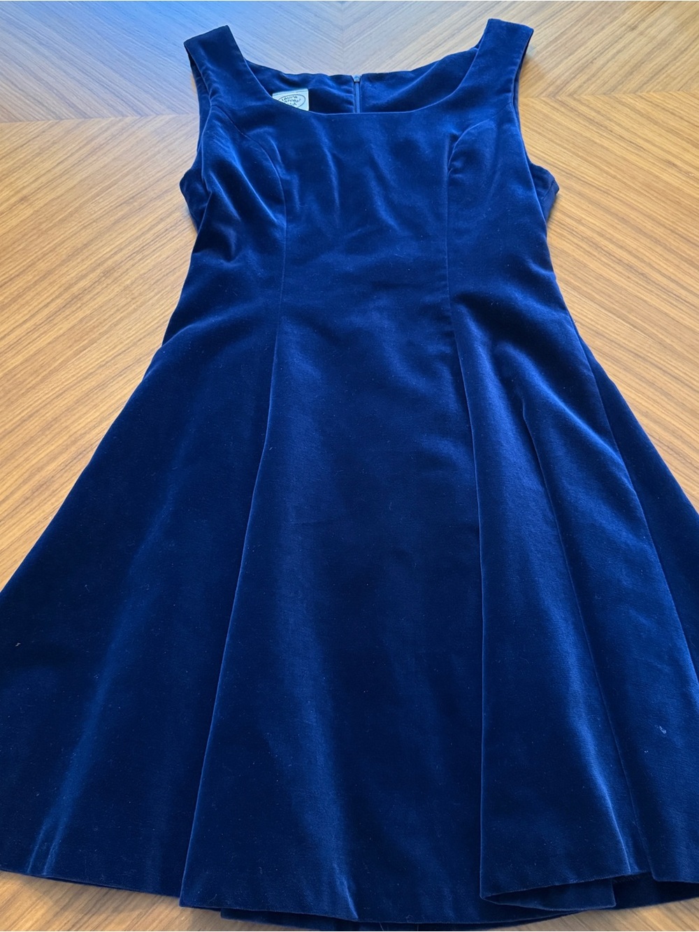 Label Inside Women's Garment